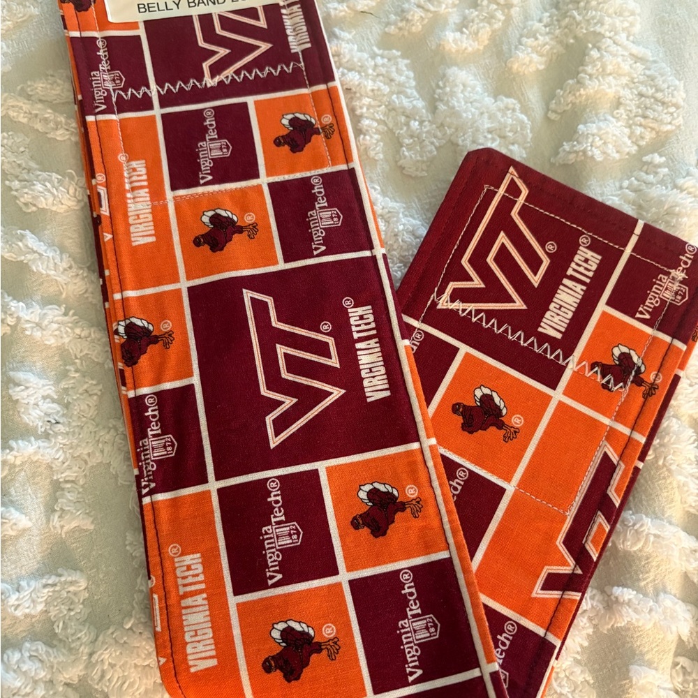 Virginia Tech Maroon and Orange Belly Band